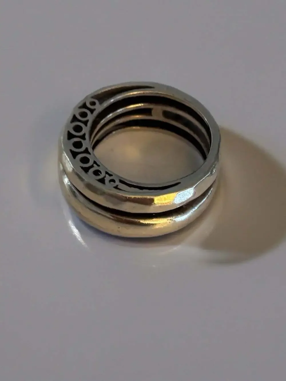 Brighton Inner Circle Double Ring Size 9 Excellent Condition.